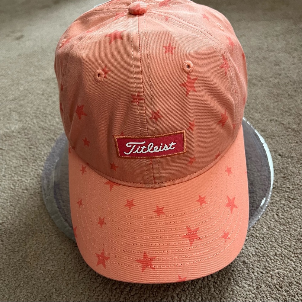 NWT Titleist Star Print Baseball Cap with Adjustable Strap